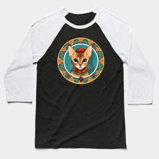 Abyssinian Cat Xmas Ornament, Love Cats Baseball T-Shirt